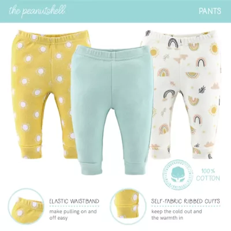 The Peanutshell 0-3m Sunny Side Up Baby Unisex 16-pc. Baby Clothing Set