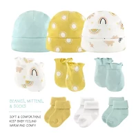 The Peanutshell 0-3m Sunny Side Up Baby Unisex 16-pc. Baby Clothing Set