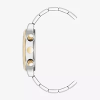 Armitron Mens Silver Tone Stainless Steel Bracelet Watch 20-5625bktt