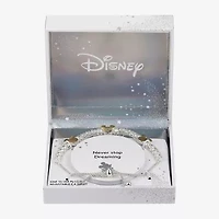 Disney Classics Womens Cubic Zirconia 14K Gold Over Brass Mickey Mouse Bolo Bracelet