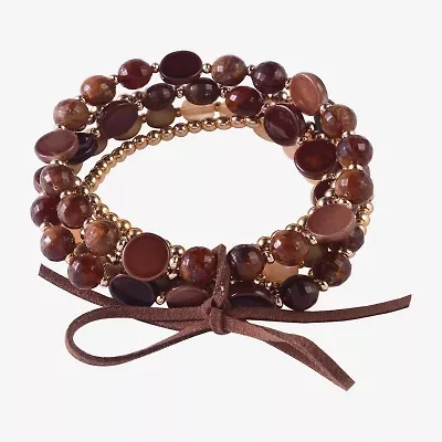 Mixit Gold Tone Womens 5-pc. Bracelet Set