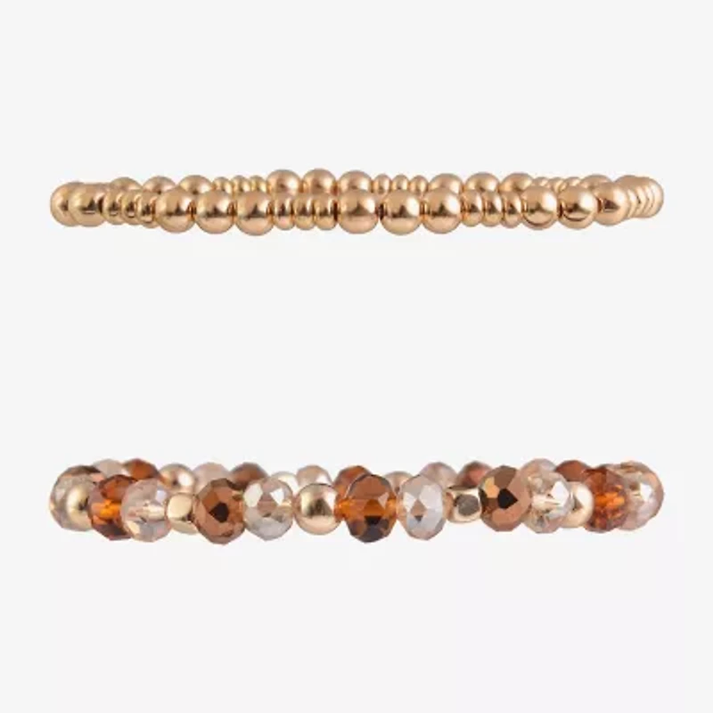 Mixit Gold Tone Womens 3-pc. Bracelet Set