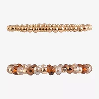 Mixit Gold Tone Womens 3-pc. Bracelet Set