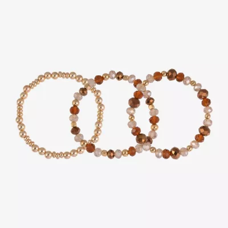 Mixit Gold Tone Womens 3-pc. Bracelet Set