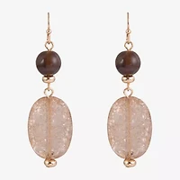 Mixit Beaded Womens Drop Earrings