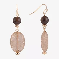 Mixit Beaded Womens Drop Earrings
