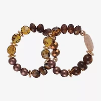 Mixit Gold Tone Womens 2-pc. Bracelet Set
