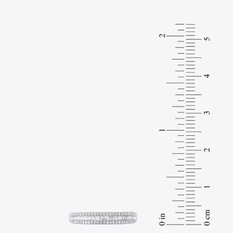 2MM 1/4 CT.T.W. Natural Diamond 10K Gold Anniversary Wedding Band