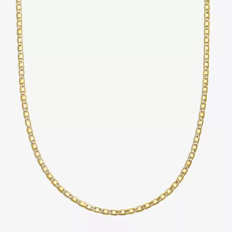 Unisex Adult 14K Gold 18 Inch Valentino Chain Necklace