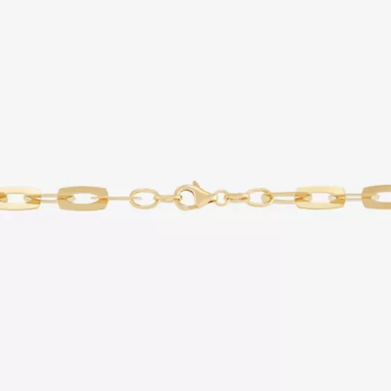 Mia Oro Womens 14K Gold 18 Inch Link Necklace