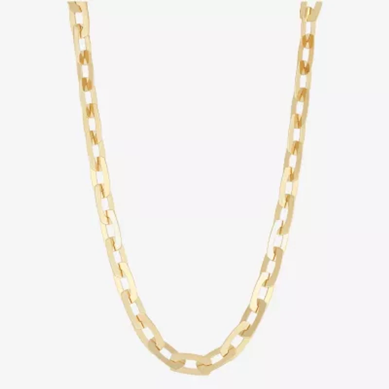 Mia Oro Womens 14K Gold 18 Inch Link Necklace