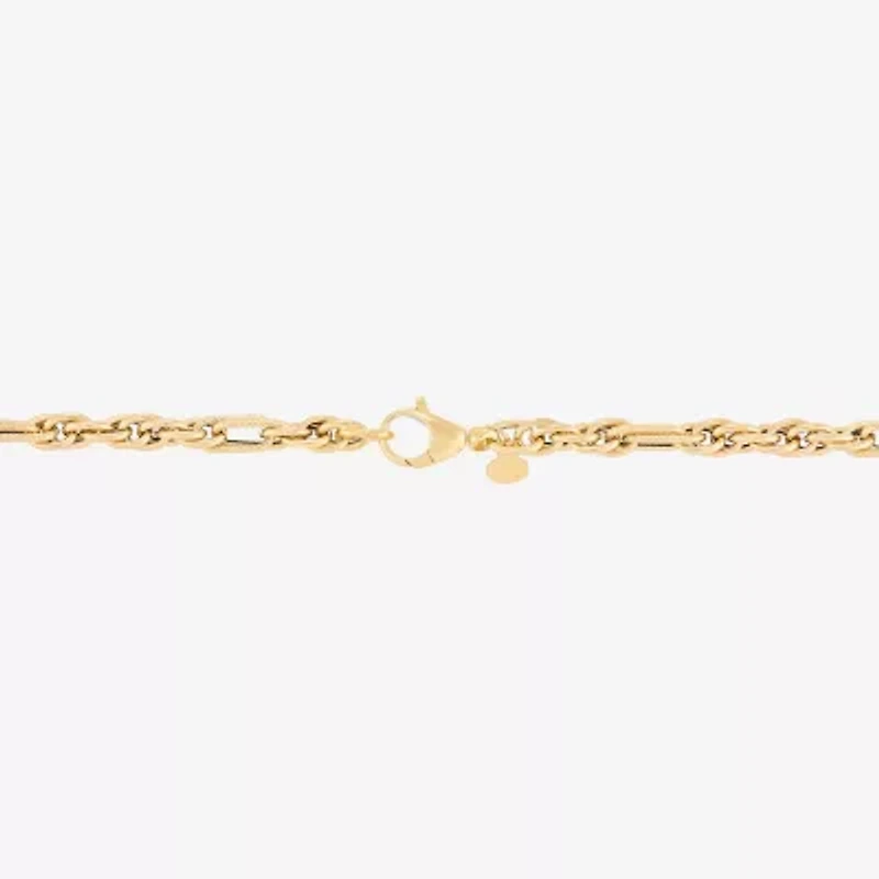Mia Oro Womens 14K Gold 18 Inch Link Necklace