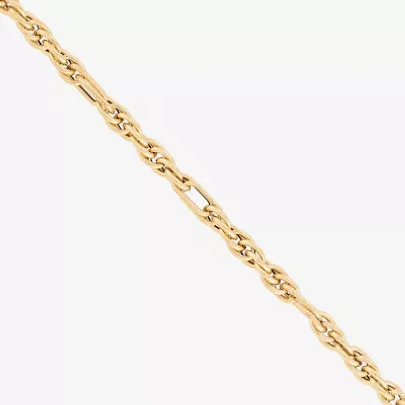 Mia Oro Womens 14K Gold 18 Inch Link Necklace