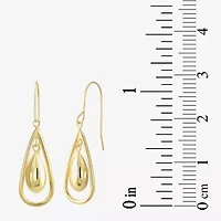 Womens 14K Gold Drop Earrings