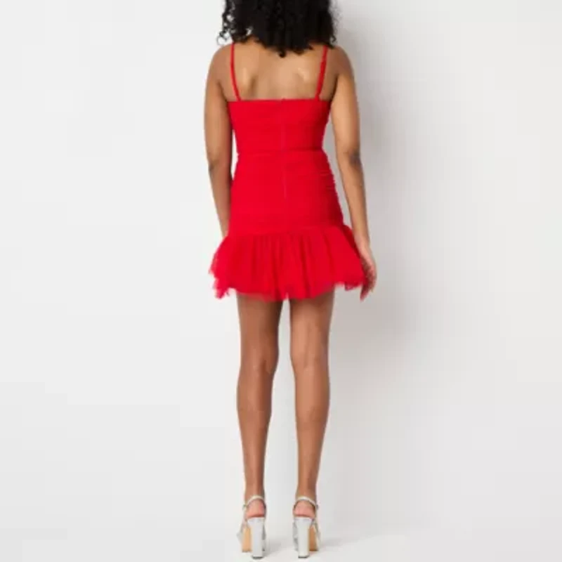 Dear Moon Womens Sleeveless Juniors Bodycon Dress