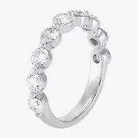 Limited Quantities! (H-I / Si1-Si2) 9-Stone Womens 3MM 1 5/8 CT. T.W. Lab Grown White Diamond 14K White Gold Anniversary Wedding Band