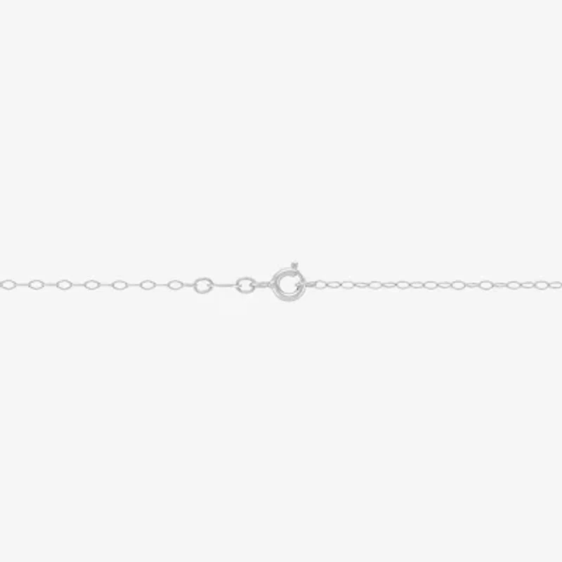 Limited Quantities! Womens 1/8 CT. T.W. Natural White Diamond Sterling Silver Bar 18 Inch Pendant Necklace
