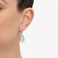 Limited Quantities! Womens 1 CT. T.W. Natural White Diamond Sterling Silver Drop Earrings