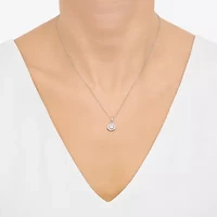 Limited Quantities! Womens 1/6 CT. T.W. Natural White Diamond Sterling Silver Round 18 Inch Pendant Necklace