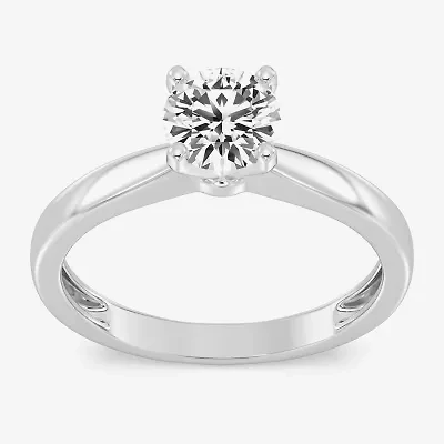 1 CT. Lab-Grown (G / SI2) Diamond Round Solitaire Engagement Ring 10K or 14K Gold