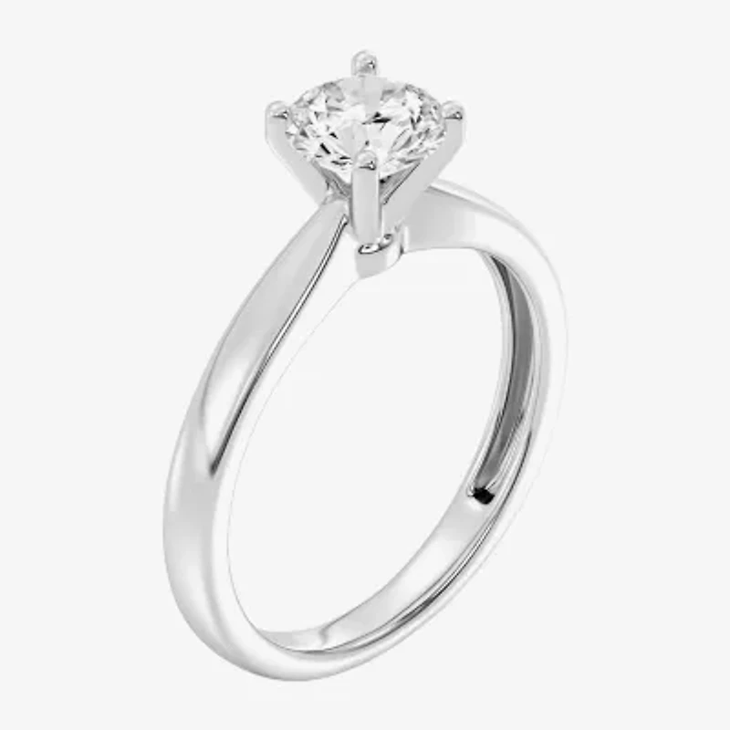 1 CT. Lab-Grown (G / SI2) Diamond Round Solitaire Engagement Ring 10K or 14K Gold