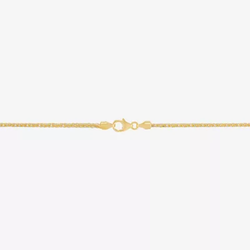 Mia Oro Womens 14K Gold 18 Inch Link Necklace