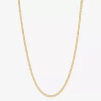 Mia Oro Womens 14K Gold 18 Inch Link Necklace