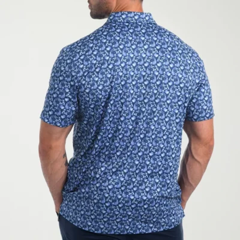 Antigua Aruba Mens Regular Fit Short Sleeve Polo Shirt