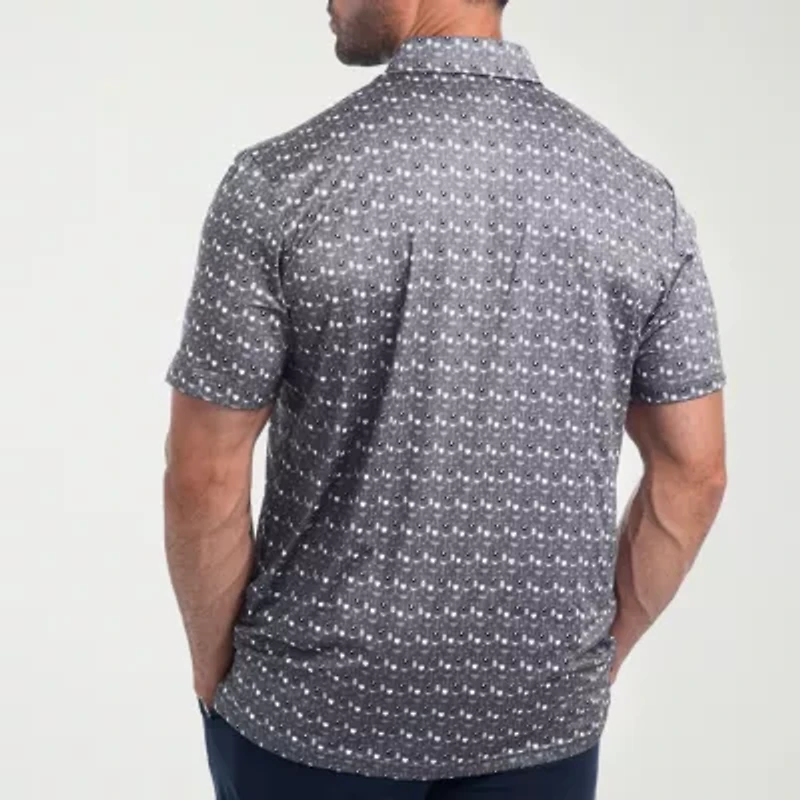 Antigua Happy Hour Mens Regular Fit Short Sleeve Polo Shirt