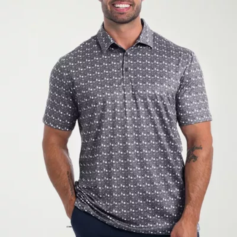 Antigua Happy Hour Mens Regular Fit Short Sleeve Polo Shirt