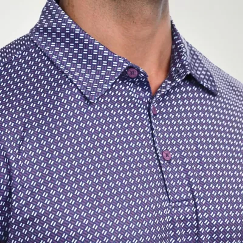 Antigua Tack Mens Regular Fit Short Sleeve Polo Shirt