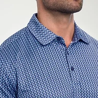 Antigua Streak Mens Regular Fit Short Sleeve Polo Shirt