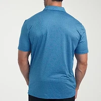 Antigua Streak Mens Regular Fit Short Sleeve Polo Shirt