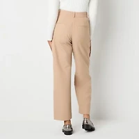 by&by Womens Juniors Wide Leg High Rise Trouser