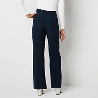 by&by Womens Juniors Wide Leg High Rise Trouser