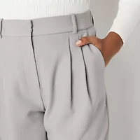 by&by Womens Juniors Wide Leg High Rise Trouser