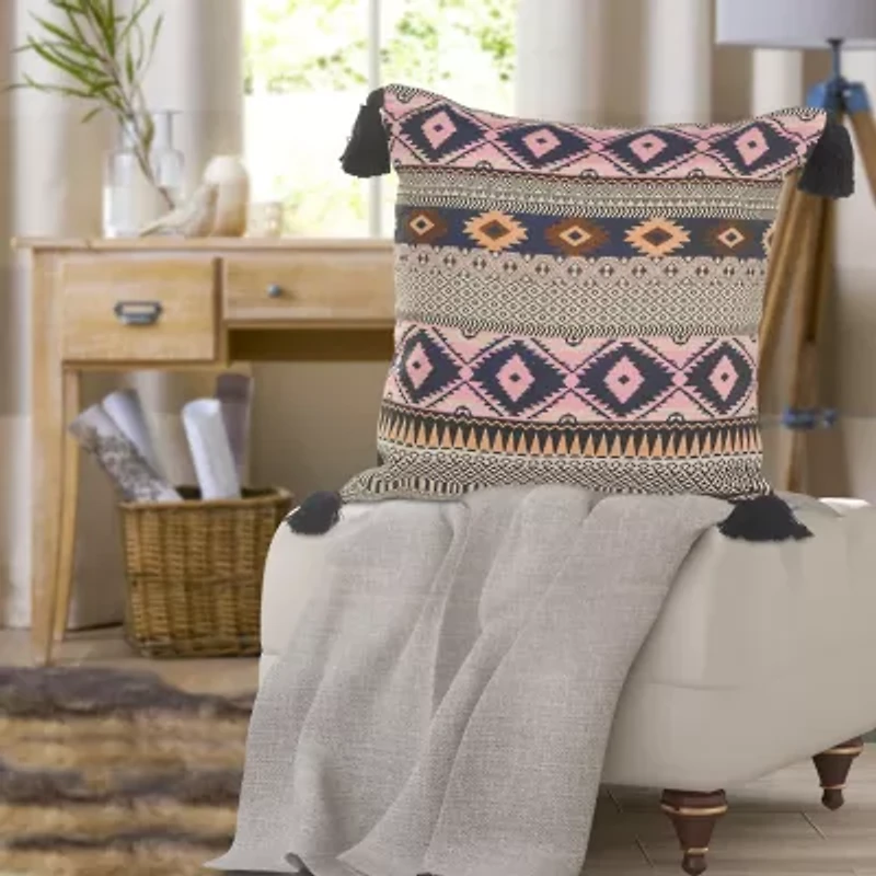 Lr Home Mina Bohemian Square Throw Pillow