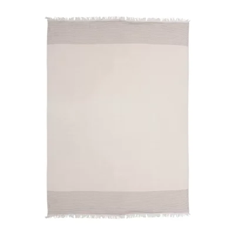 Lr Home Sona Striped Midweight Throw