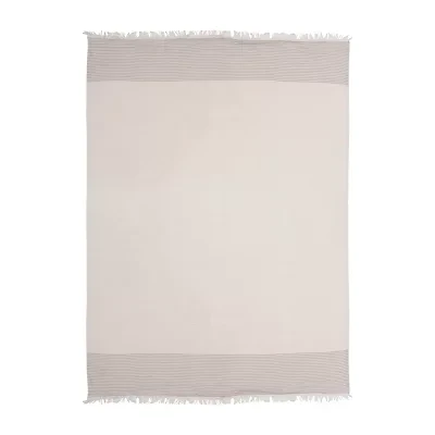 Lr Home Sona Striped Midweight Throw