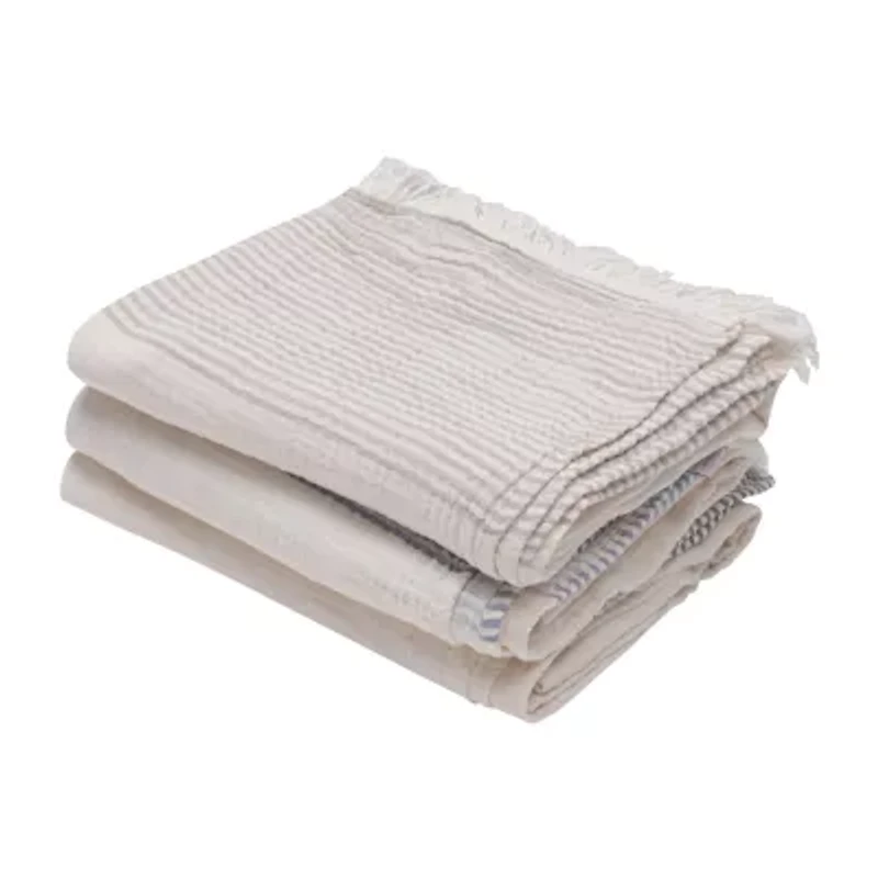 Lr Home Sona Striped Midweight Throw