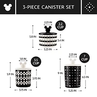 Disney Home Monochrome 3-pc. Jar Set