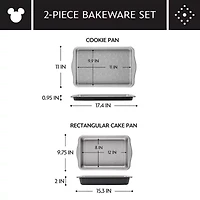 Farberware Disney Bake with Mickey Mouse -pc. Bakeware Set