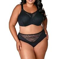 Elila Curvy Chic Lace Cami Underwire Bra- 2101
