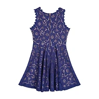 Rare Editions Big Kid Girls Sleeveless Skater Dress