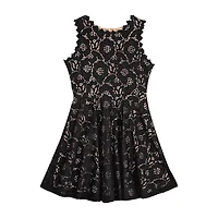 Rare Editions Big Kid Girls Sleeveless Skater Dress