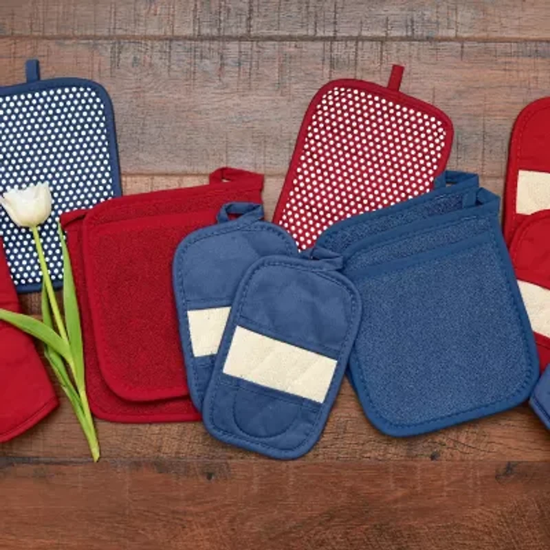 Ritz Terry Cloth 4-pc. Pocket Mitt Holder Set