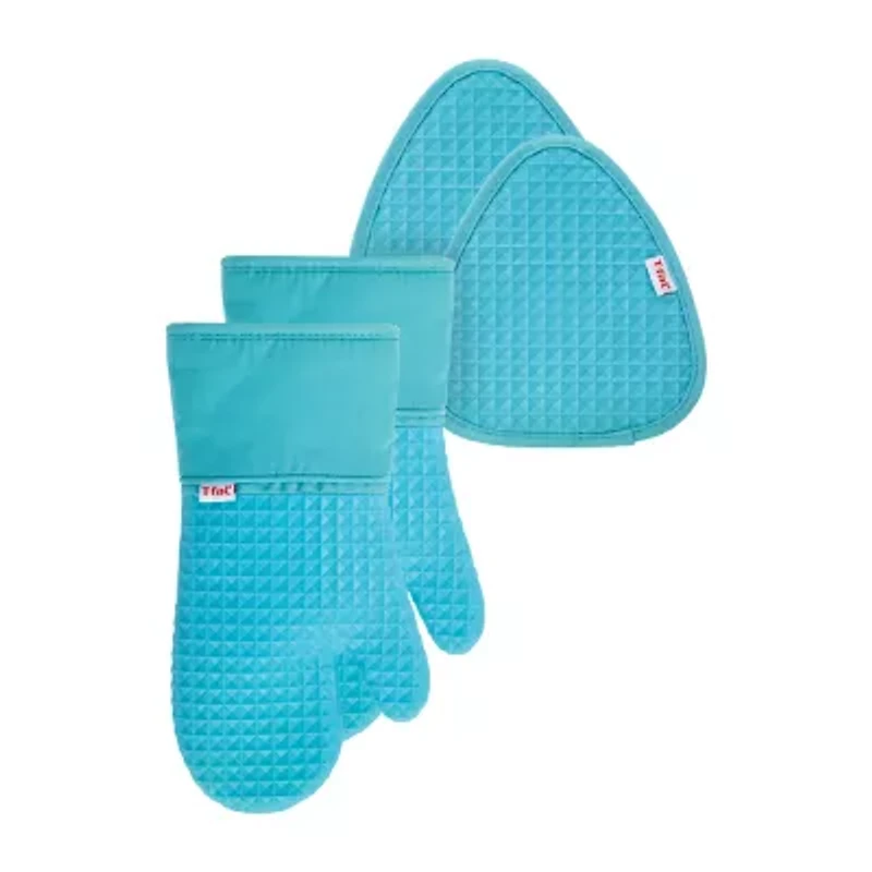 T-Fal Waffle 4-pc. Mitts and Pot Holder Set