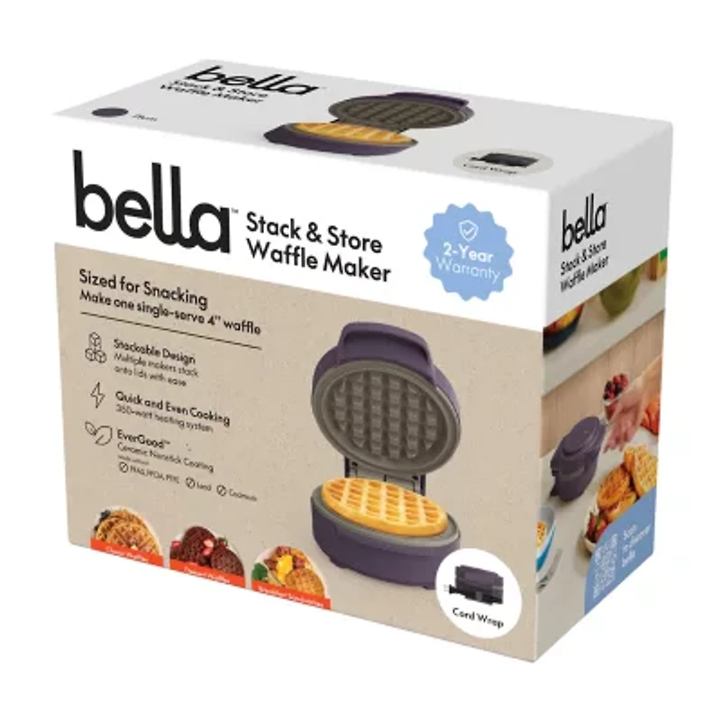 bella Stack & Store Mini Waffle Maker, Fits-anywhere™ kitchenware
