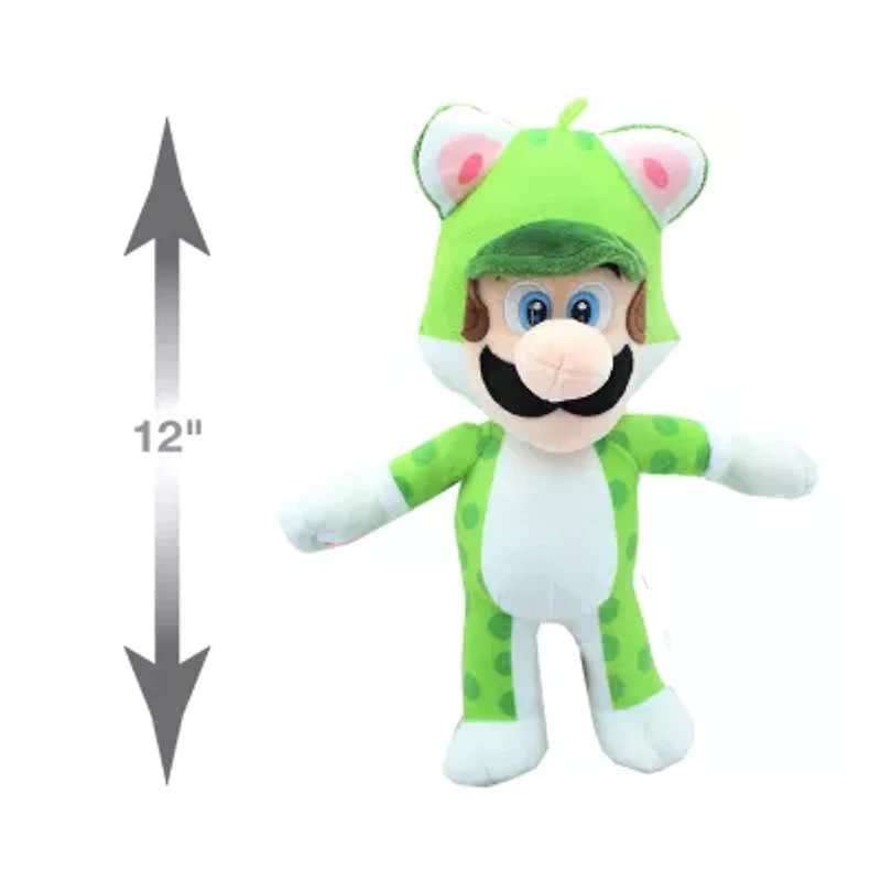 Neko Cat Luigi Super Mario Plush Doll