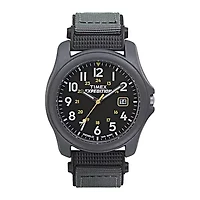 Timex® Expedition® Camper Mens Gray Nylon Strap Watch T425719J